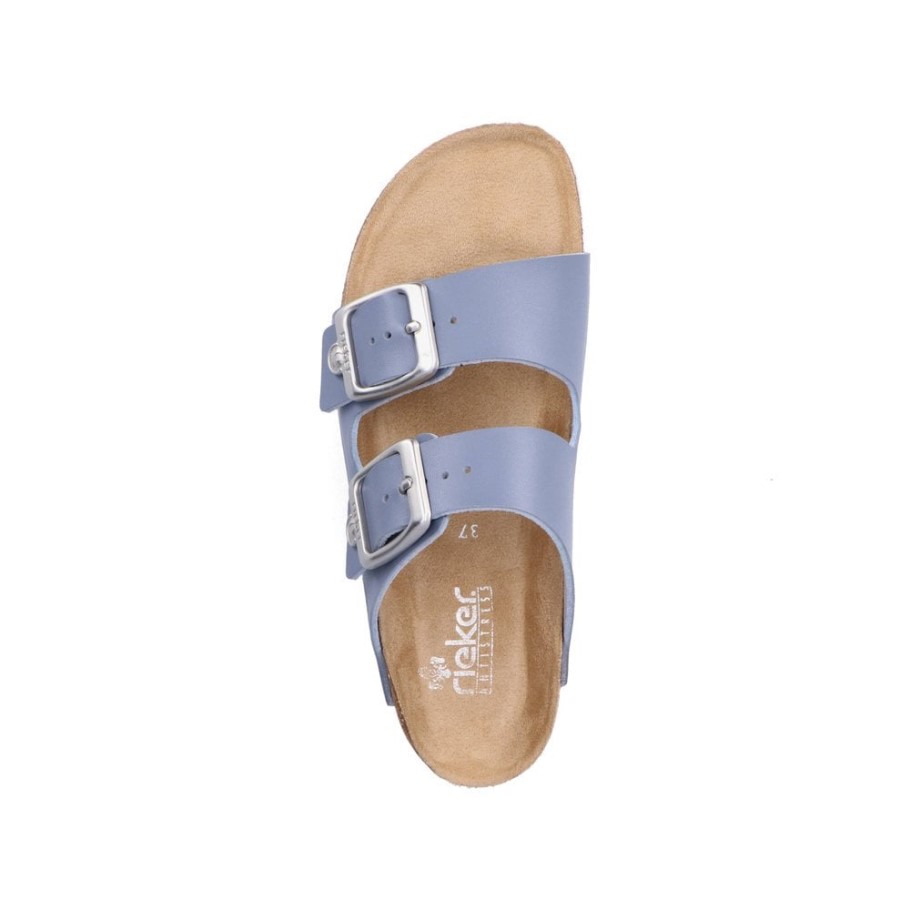 Rieker 69384 Women Sandals Blue