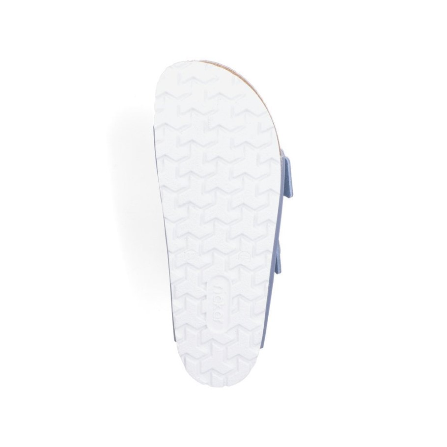 Rieker 69384 Women Sandals Blue