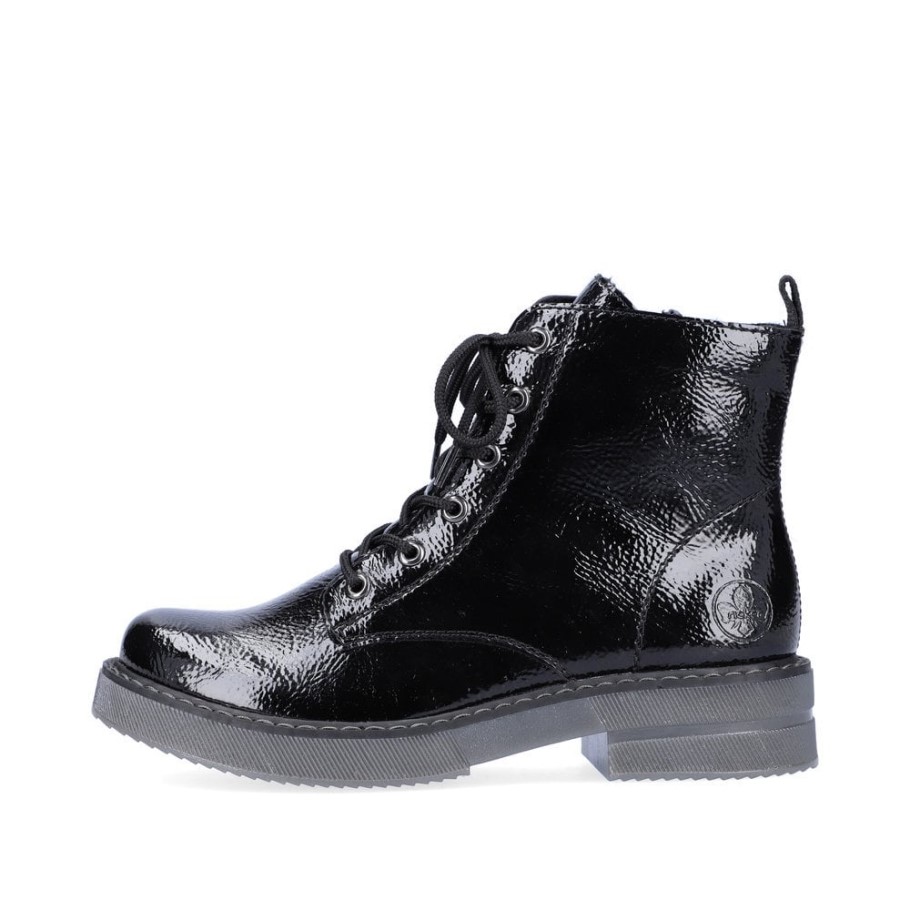 Rieker 72010 Women Boots Black