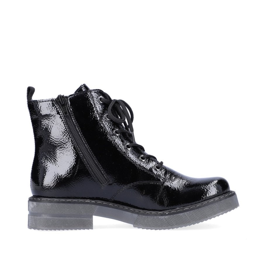 Rieker 72010 Women Boots Black