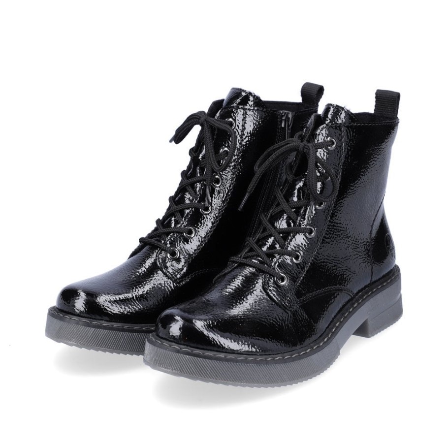 Rieker 72010 Women Boots Black