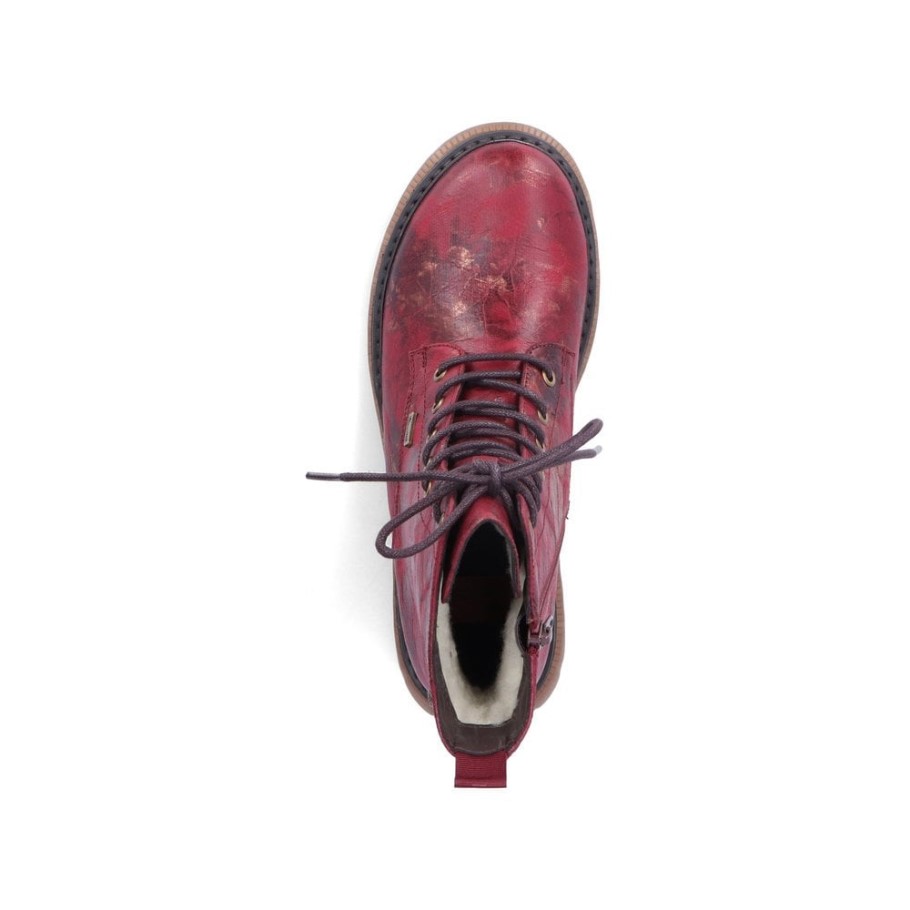 Rieker 92810 Women Boots Red