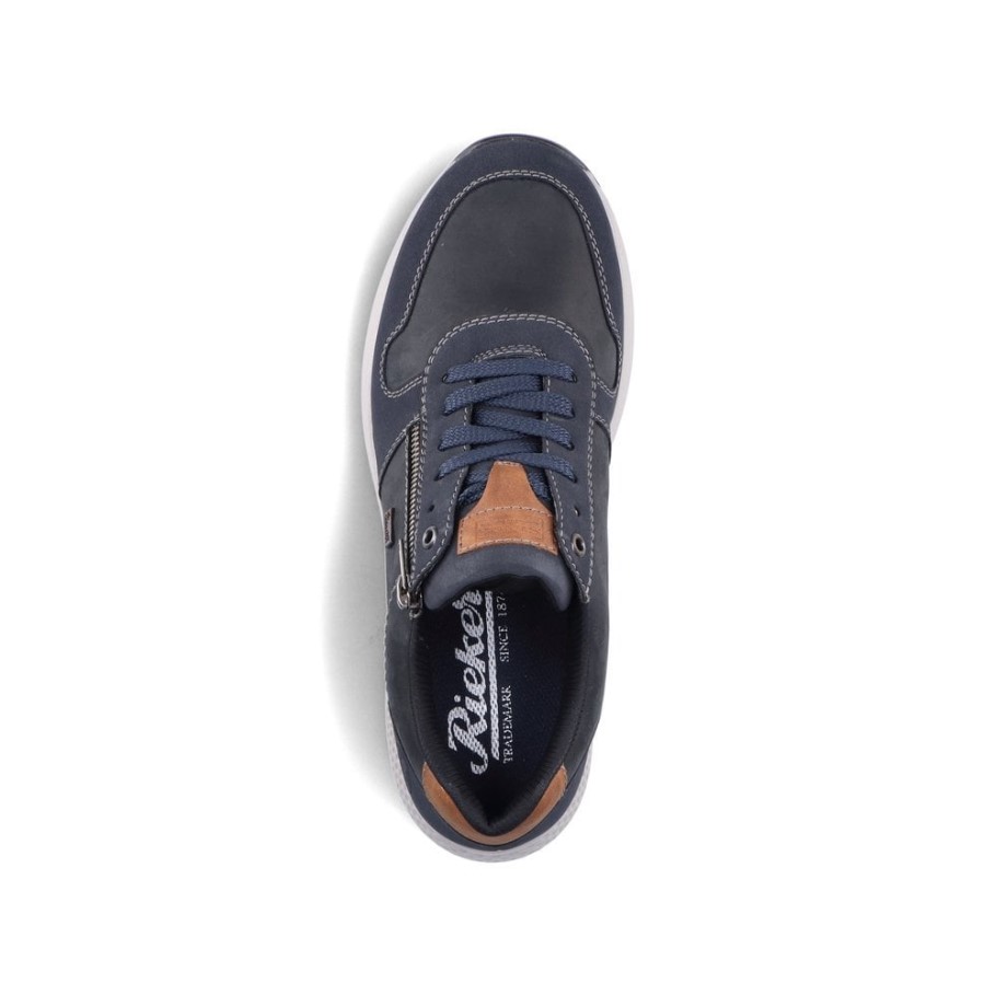 Rieker B7613 Men's Shoes Blue