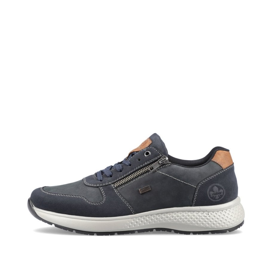 Rieker B7613 Men's Shoes Blue