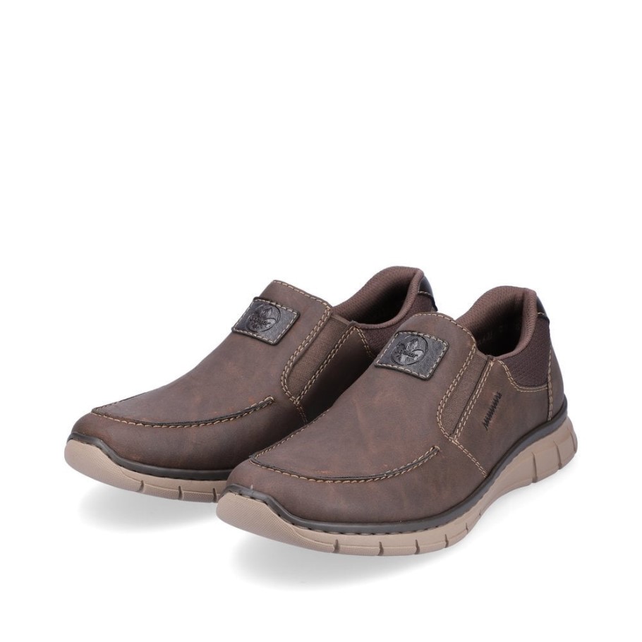 Rieker B7756 Men's Shoes Brown