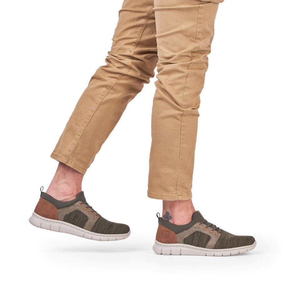 Rieker B7796 Men's Shoes Green