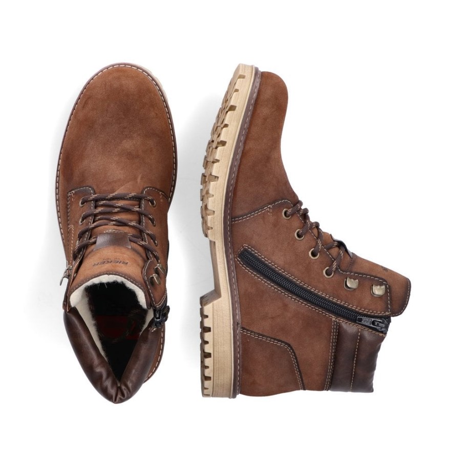 Rieker F3650 Men's Boots Brown