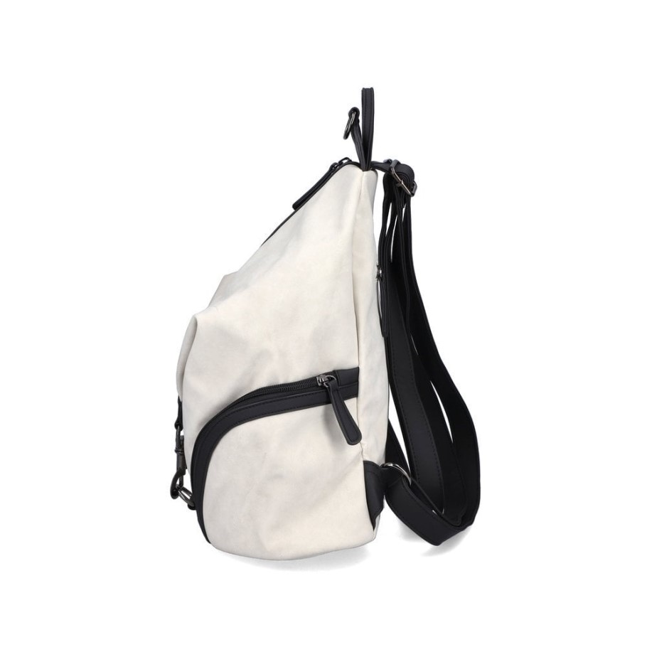 Rieker H1055-80 Women White Zipper Handbag White