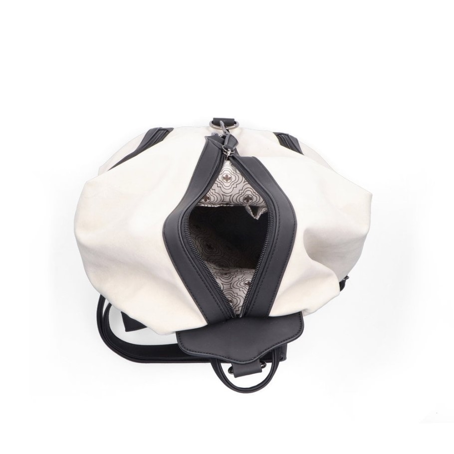 Rieker H1055-80 Women White Zipper Handbag White