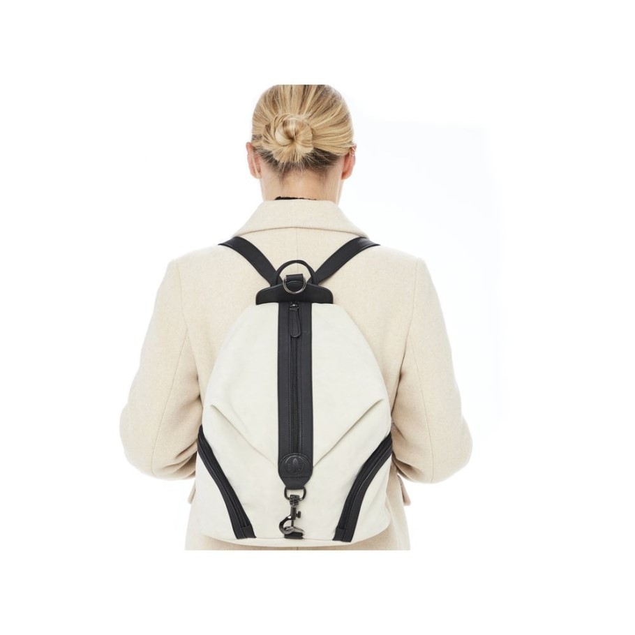 Rieker H1055-80 Women White Zipper Handbag White