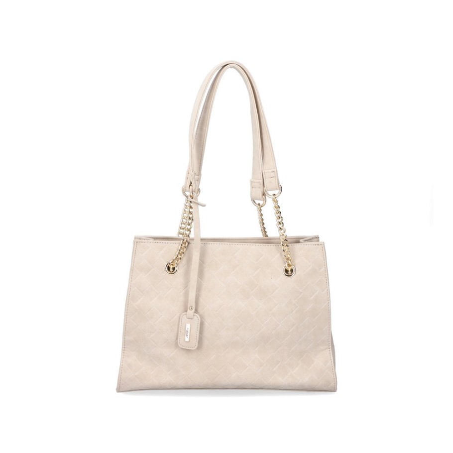 Rieker H1336-60 Women Beige Zipper Handbag Beige