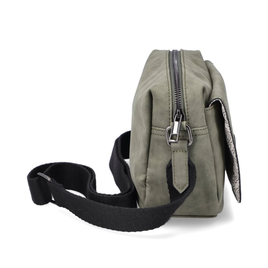 Rieker H1455-52 Women Green Zipper Handbag Green
