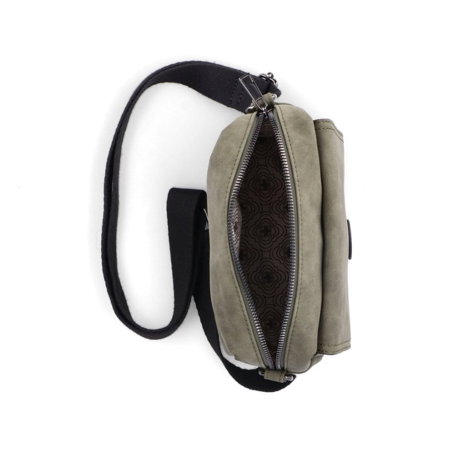 Rieker H1455-52 Women Green Zipper Handbag Green