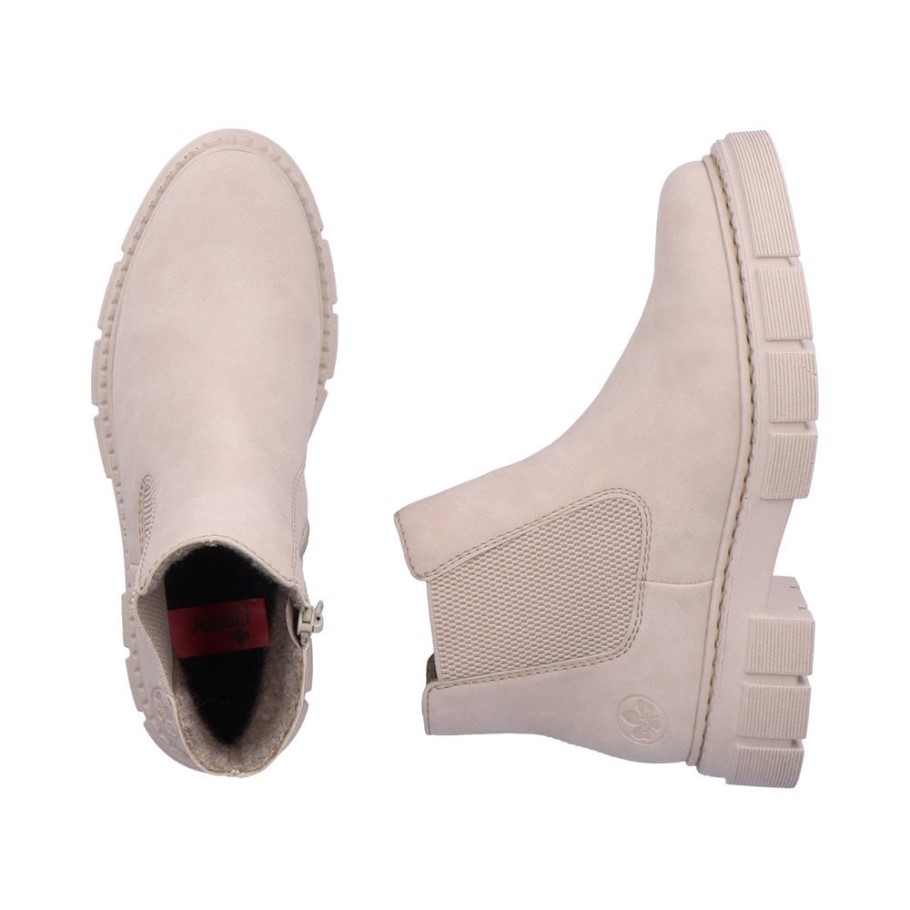 Rieker M3854 Women Boots White