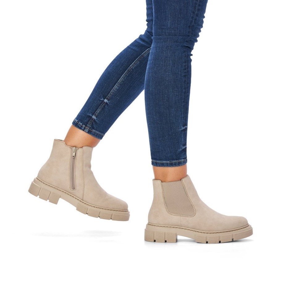 Rieker M3854 Women Boots White
