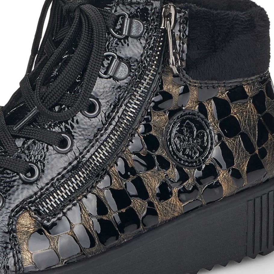 Rieker M6441 Women Boots Metallic