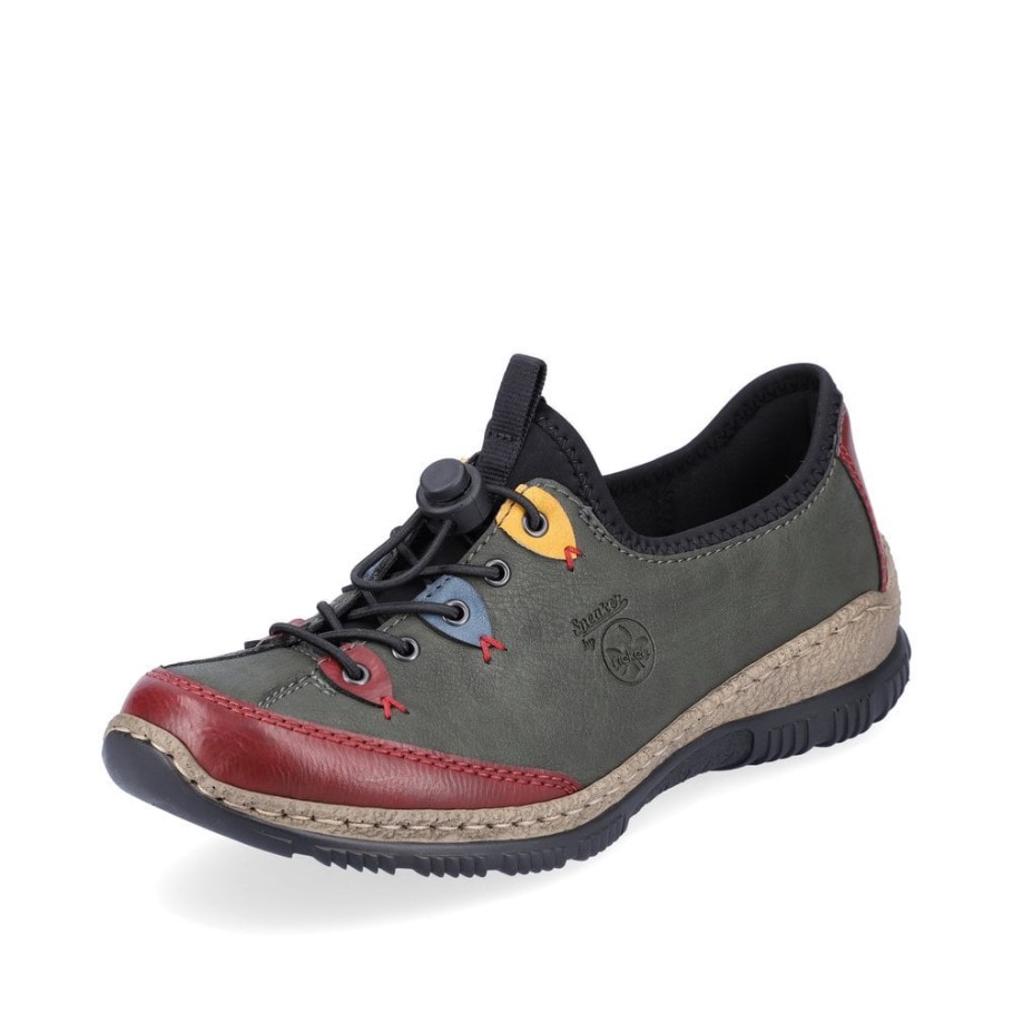 Rieker N3271 Women Shoes Green