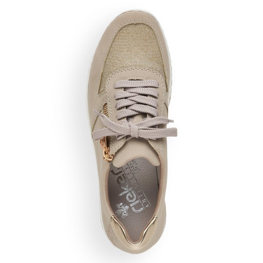 Rieker N5121 Women Shoes Beige