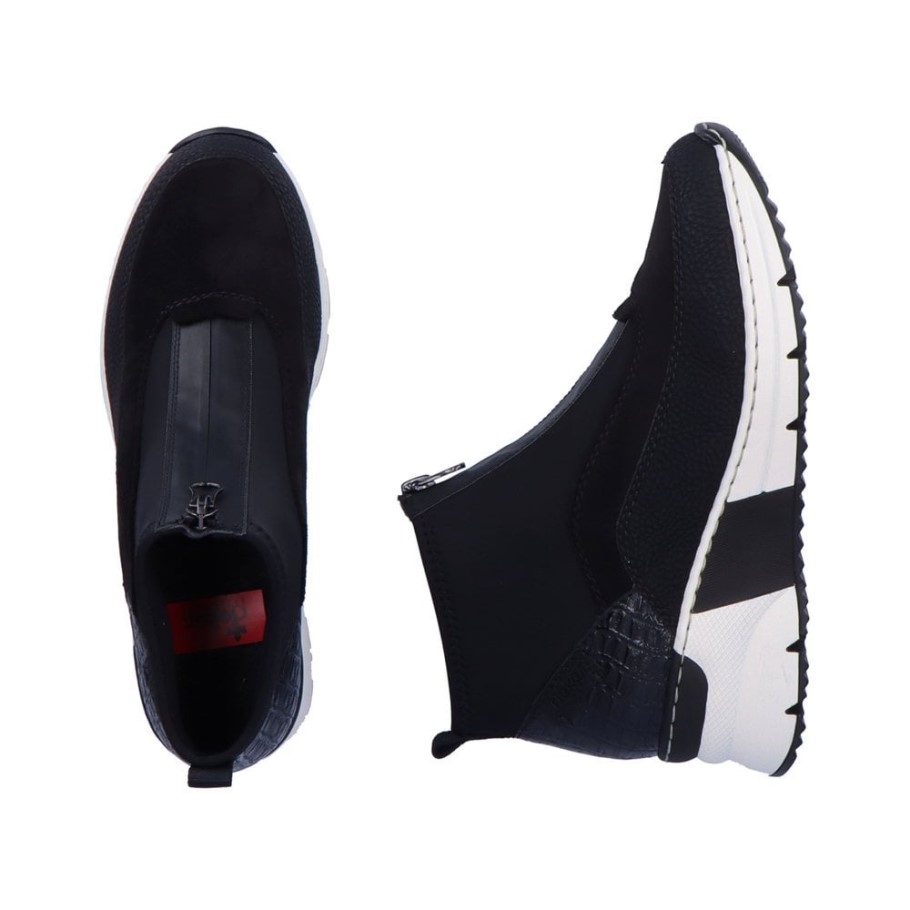 Rieker N6352 Women Boots Black