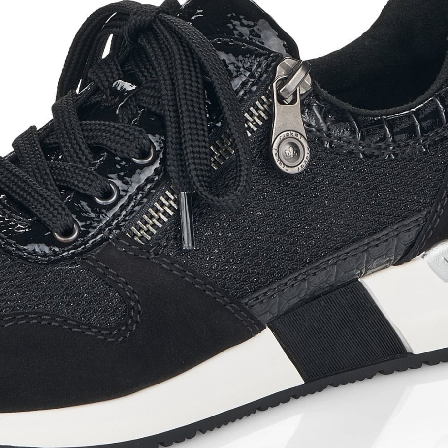 Rieker N7623 Women Shoes Black
