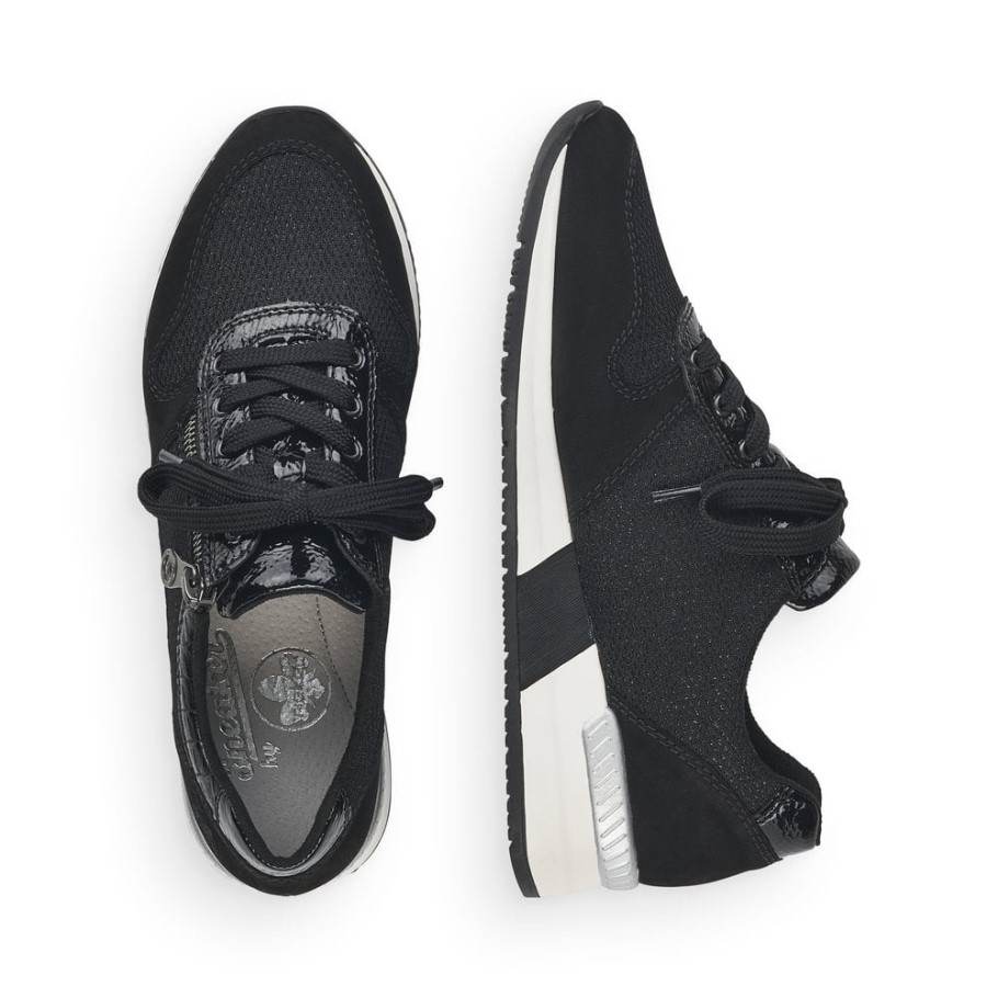 Rieker N7623 Women Shoes Black