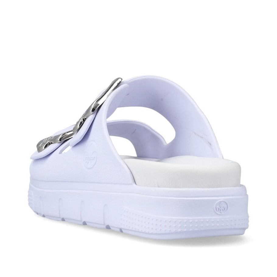 Rieker P2180 Women Sandals White