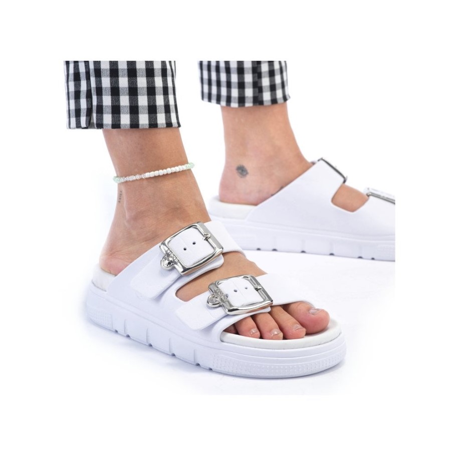 Rieker P2180 Women Sandals White