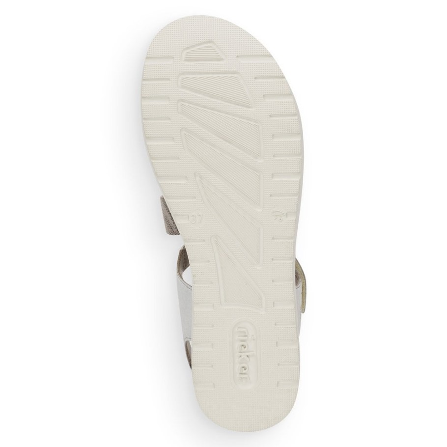 Rieker V5069 Women Sandals Metallic
