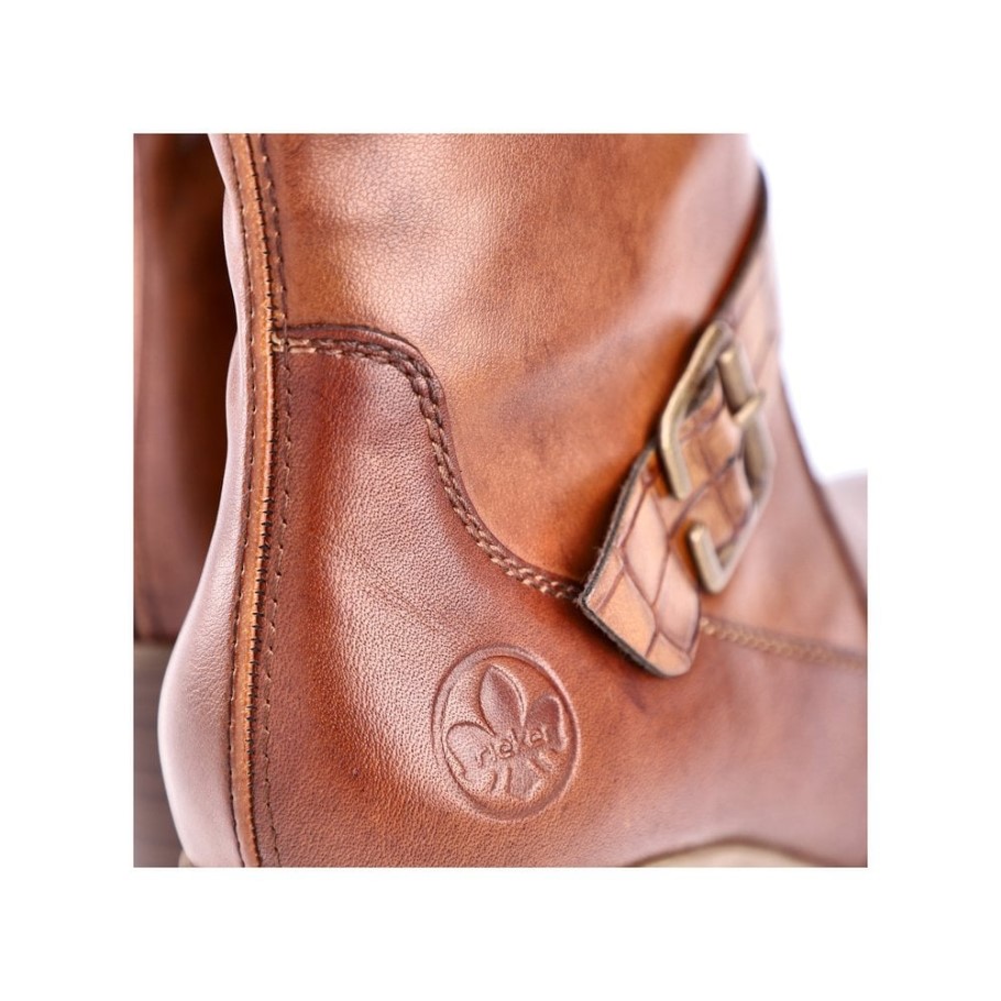 Rieker Y2090 Women Knee Length Boots Brown