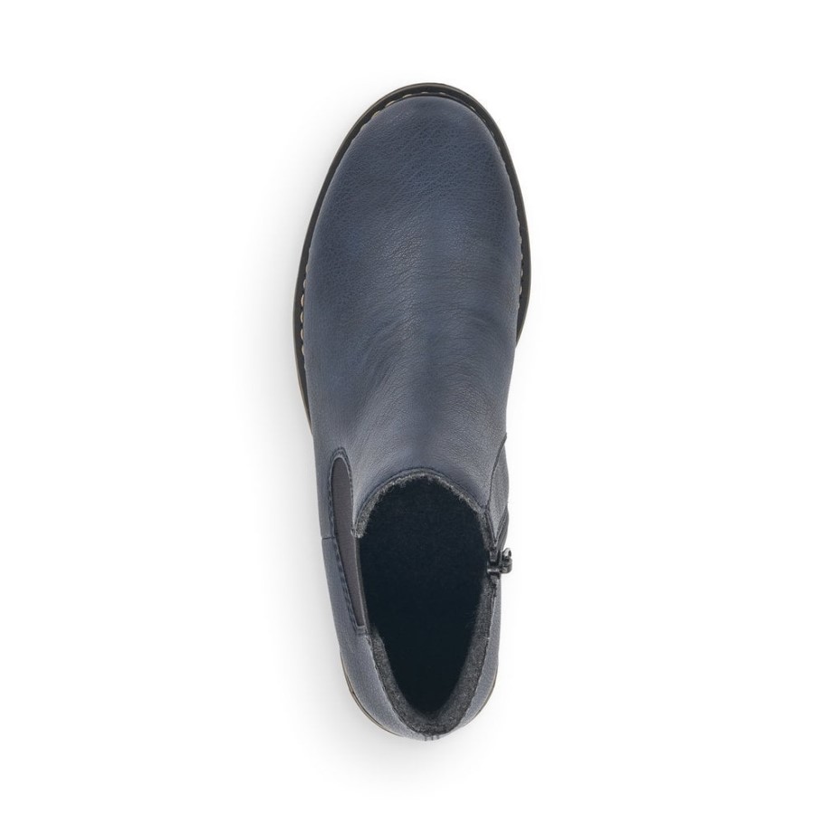 Rieker Z4994 Women Navy Ankle Boots