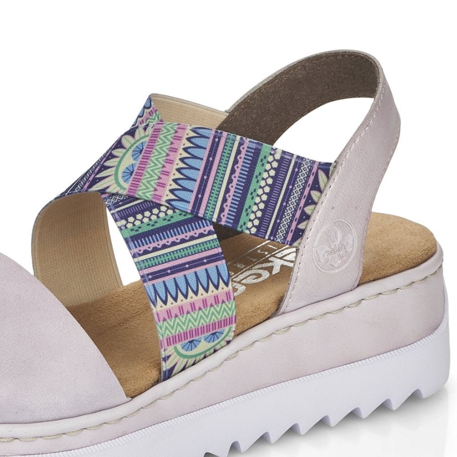 Rose Rieker V44G8 Women Sandals