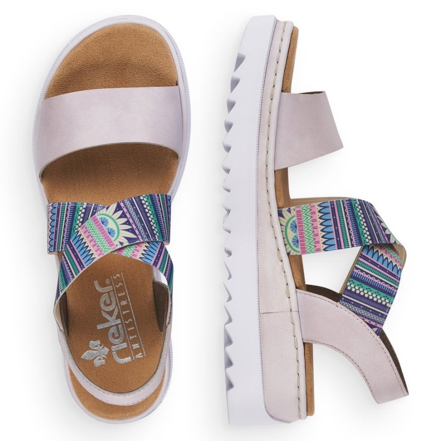 Rose Rieker V44G8 Women Sandals