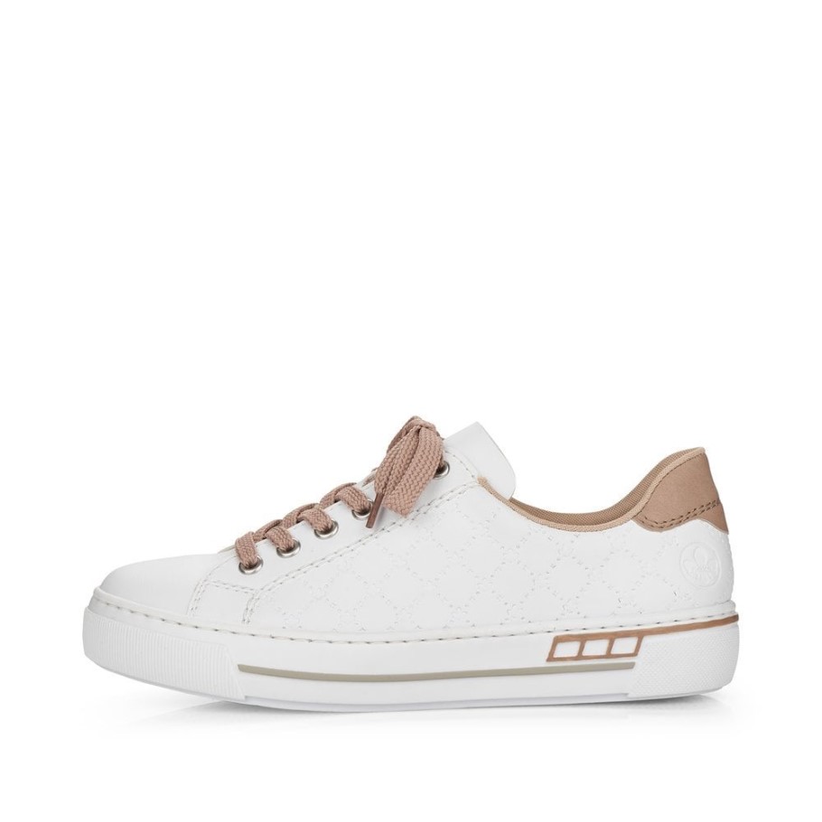 White Rieker L88W2 Women Shoes