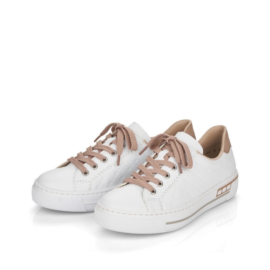 White Rieker L88W2 Women Shoes