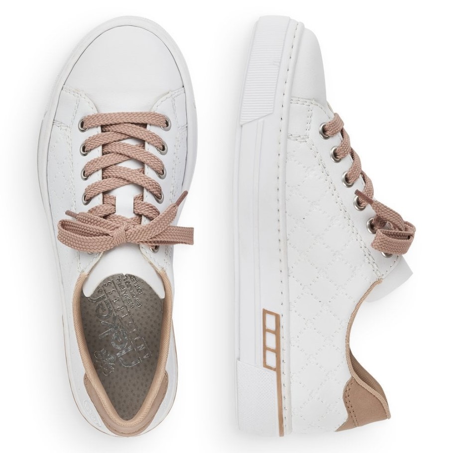 White Rieker L88W2 Women Shoes