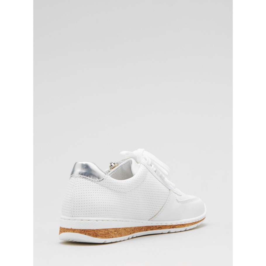 Rieker Trainer with Zip White