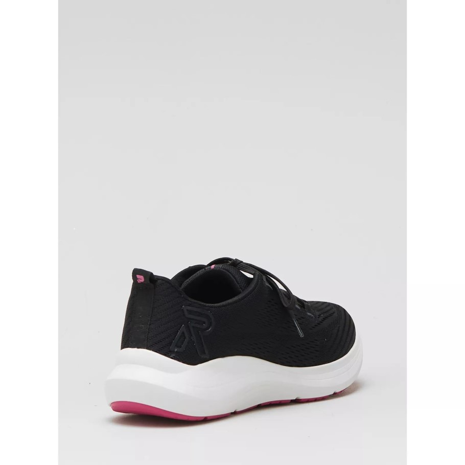 Black Rieker Evolution Lace Up Knit Trainer