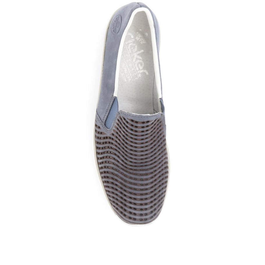 Rieker Denim Slip-On Summer Shoes