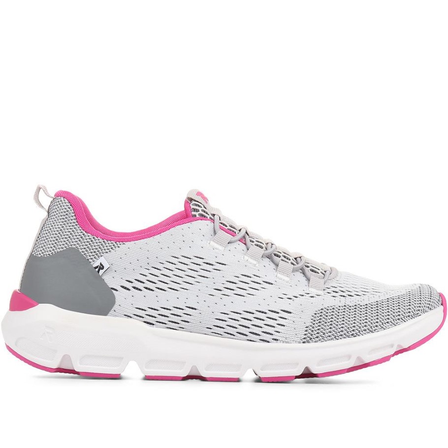 Rieker Grey Multi R-Evolution Slip-On Trainers