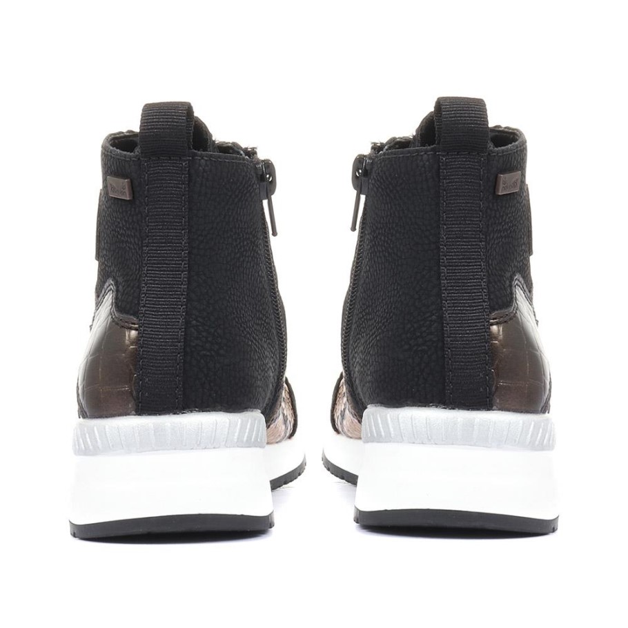 Rieker High Top Trainers Fashion Black Multi