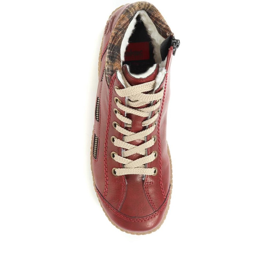 Rieker Joely Ankle Boots Burgundy