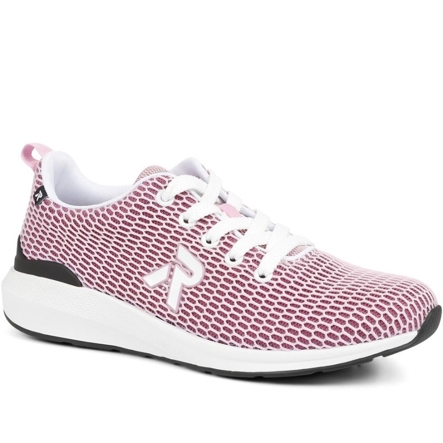 Rieker Lavender Lightweight Lace-Up Trainers