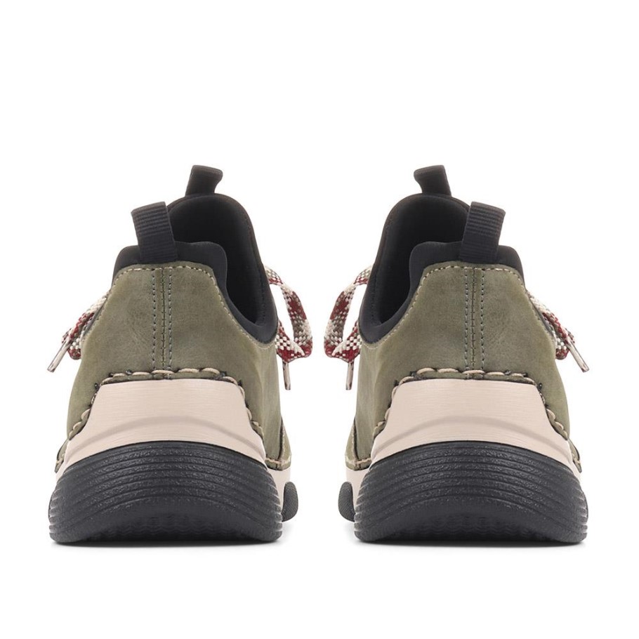 Rieker Pull-On Trainers Khaki