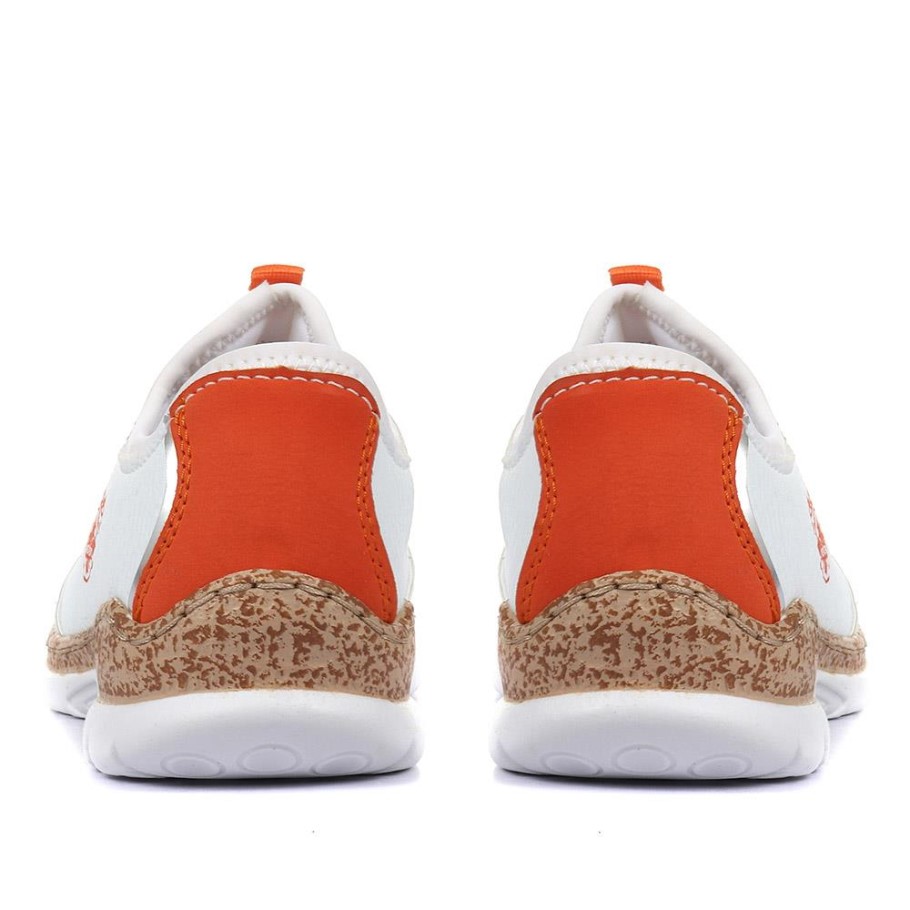 Rieker Shock-Absorbing Slip On Trainers White
